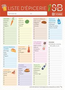 Image de LISTE D'EPICERIE SALUT BONJOUR. POUR VOUS SIMPLIFIER LA VIE