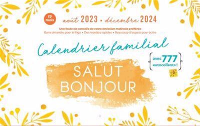 Image de CALENDRIER FAMILIAL 2023-2024 SALUT BONJOUR