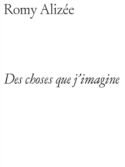 Picture of Des choses que j'imagine