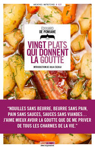 Image de Vingt plats qui donnent la goutte