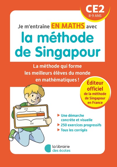 Image de Je m'entraîne en maths avec la méthode de Singapour - CE2