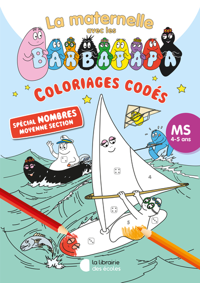 Image de Coloriages codés avec les Barbapapa - Spécial nombres - MS (2024)