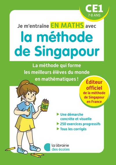 Image de Je m'entraîne en maths avec la méthode de Singapour - CE1