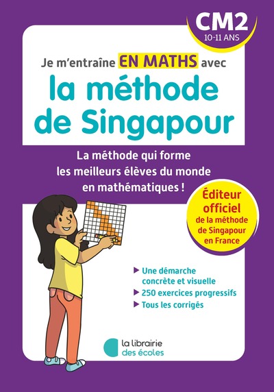 Image de Je m'entraîne en maths avec la méthode de Singapour - CM2