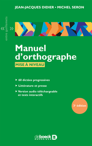Picture of Manuel d'orthographe