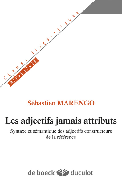 Picture of Les adjectifs jamais attributs