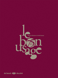 Image de Le bon usage édition prestige