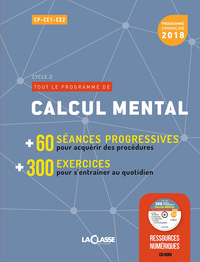 Picture of TOUT LE PROGRAMME DE : CALCUL MENTAL Cycle 2 (livre + ressources numériques)