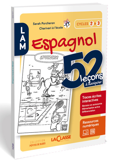 Image de 52 LECONS A MANIPULER EN ESPAGNOL (Livre + ressources numériques)