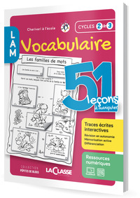 Image de 51 LECONS A MANIPULER VOCABULAIRE Cycle 2 et 3 (Livre + ressources numériques)
