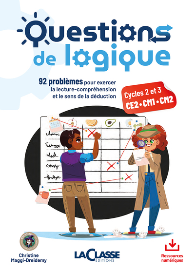 Picture of QUESTIONS DE LOGIQUE CYCLE 2 ET 3 (livre + ressources numériques)