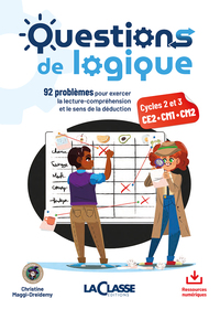 Picture of QUESTIONS DE LOGIQUE CYCLE 2 ET 3 (livre + ressources numériques)