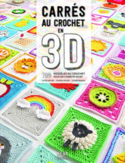 Image de Carrés au crochet en 3D