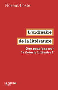 Picture of L'ordinaire de la littérature