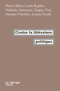 Image de Contre la littérature politique