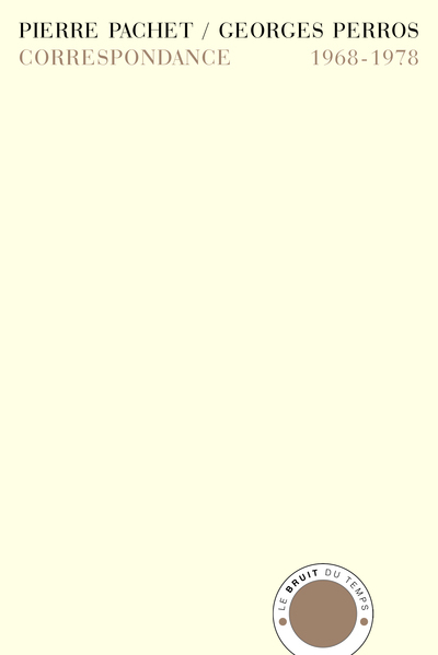 Image de Correspondance 1968-1978