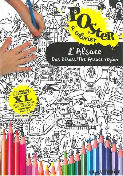 Picture of L'ALSACE POSTER COLORIAGE