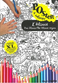 Picture of L'ALSACE POSTER COLORIAGE