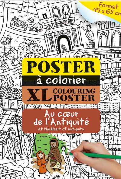 Image de AU COEUR DE L'ANTIQUITE POSTER COLORIAGE