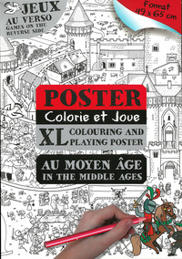 Picture of POSTER COLORIE ET JOUE AU MOYEN-AGE