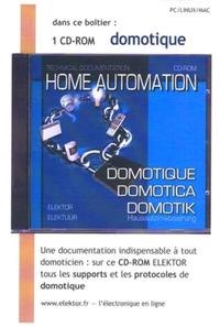 Picture of DOMOTIQUE. CD ROM. HOME AUTOMATION. DOCUMENTATION EN TECHNIQUE. PC/LINUX/MAC