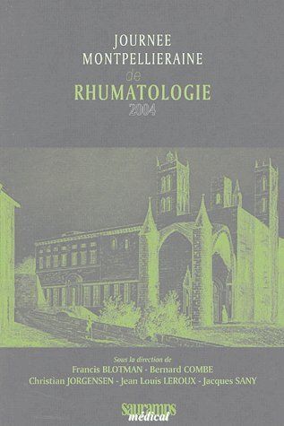 Picture of JOURNEES MONTPELLIERAINES DE RHUMATOLOGIE 2004