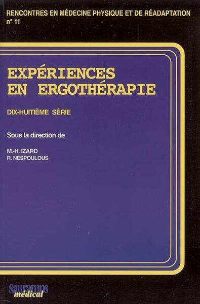 Picture of EXPERIENCES EN ERGOTHERAPIE - 18EME SIECLE