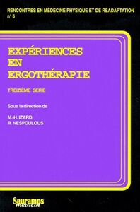 Image de EXPERIENCES EN ERGOTHERAPIE 13EME SERIE