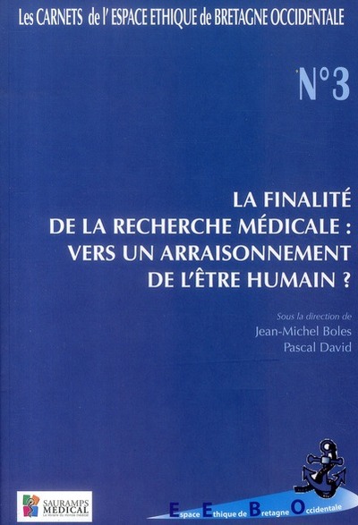 Picture of CARNETS ESPACE ETHIQUE SOIN BRETAGNE OCCIDENTALE N 3 SPIRITUALITE LA FINALITE DE