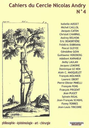Picture of CAHIERS DU CERCLE NICOLAS ANDRY N4 PHILOSOPHIE EPISTEMIOLOGIE ART CHIRURGIE