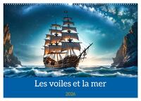 Picture of Les voiles et la mer (Calendrier mural 2026 DIN A2 vertical), CALVENDO calendrier mensuel