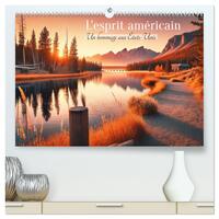 Picture of L'esprit américain - Un hommage aux États-Unis.  (Calendrier mural 2026 DIN A2 vertical) calendrier de bureau