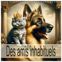 Picture of Des amis inhabituels (Calendrier mural carré 2026 30x30 cm) Calendrier double avec une page pour vos prises de notes