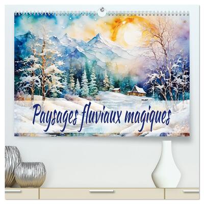 Picture of Paysages fluviaux magiques  (Calendrier mural 2026 DIN A2 vertical) calendrier de bureau