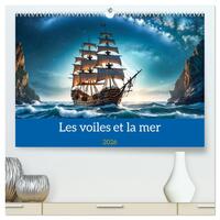 Picture of Les voiles et la mer  (Calendrier mural 2026 DIN A2 vertical) calendrier de bureau