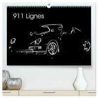 Picture of 911 Lignes  (Calendrier mural 2026 DIN A2 vertical) calendrier de bureau