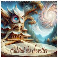 Picture of Habitat des chouettes (Calendrier mural carré 2026 30x30 cm) Calendrier double avec une page pour vos prises de notes
