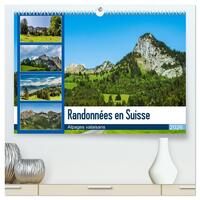 Picture of Randonnées en Suisse alpages valaisans  (Calendrier mural 2026 DIN A2 vertical) calendrier de bureau