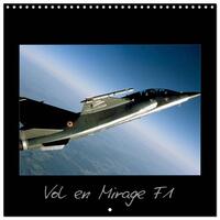 Picture of Vol en Mirage F1 (Calendrier mural carré 2026 30x30 cm) Calendrier double avec une page pour vos prises de notes