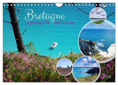 Picture of Bretagne La presqu'île de Crozon (Calendrier mural 2026 DIN A4 vertical), CALVENDO calendrier mensuel