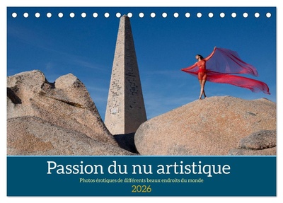 Picture of Passion du nu artistique (Calendrier de bureau 2026 DIN A5 vertical), CALVENDO calendrier mensuel