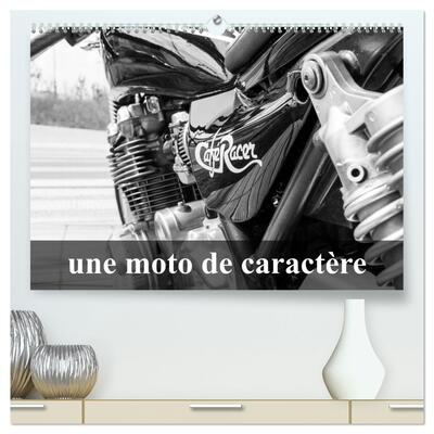 Picture of Une moto de caractère  (Calendrier mural 2026 DIN A2 vertical) calendrier de bureau