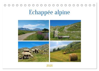 Picture of Echappée alpine (Calendrier de bureau 2026 DIN A5 vertical), CALVENDO calendrier mensuel