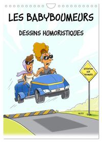 Picture of Les Babyboumeurs - Dessins humoristiques (Calendrier mural 2026 DIN A4 horizontal), CALVENDO calendrier mensuel