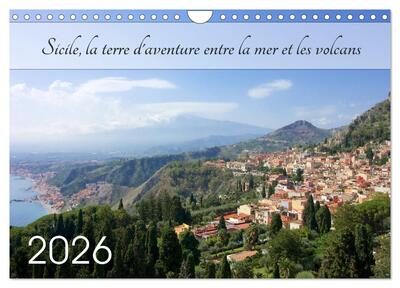 Image de Sicile, la terre d'aventure entre la mer et les volcans (Calendrier mural 2026 DIN A4 vertical), CALVENDO calendrier mensuel