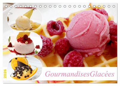 Picture of Gourmandises glacées (Calendrier de bureau 2026 DIN A5 vertical), CALVENDO calendrier mensuel