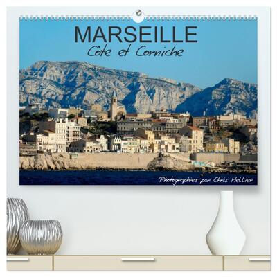 Picture of Marseille Côte et Corniche  (Calendrier mural 2026 DIN A2 vertical) calendrier de bureau