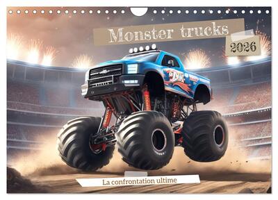 Picture of Monster trucks La confrontation ultime (Calendrier mural 2026 DIN A4 vertical), CALVENDO calendrier mensuel