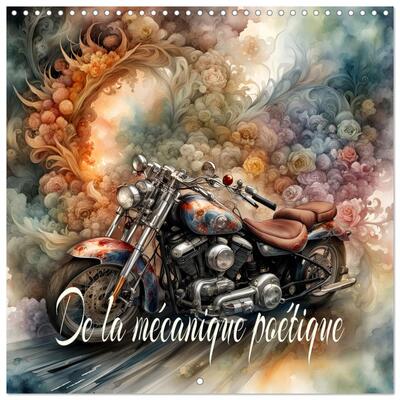 Image de De la mécanique poétique (Calendrier mural carré 2026 30x30 cm) Calendrier double avec une page pour vos prises de notes