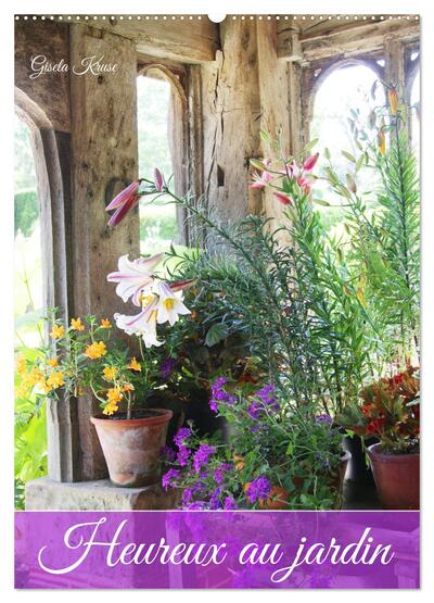 Picture of Heureux au jardin (Calendrier mural 2026 DIN A2 horizontal), CALVENDO calendrier mensuel